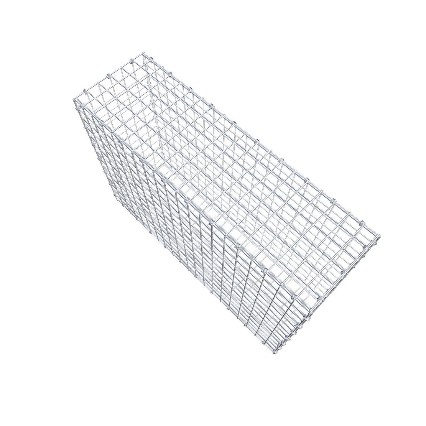 Gabion 100 cm x 70 cm x 30 cm (L x H x D), mesh size 5 x 5 cm, spiral ring