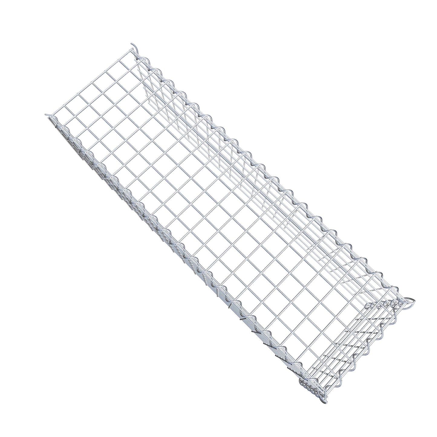 Gabion rapporté type 4 100 cm x 30 cm x 30 cm (L x H x P), mailles 5 cm x 5 cm, spirale