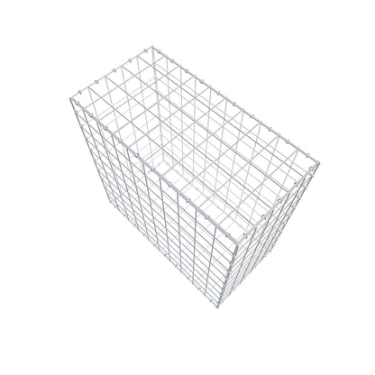 Gabion 100 cm x 100 cm x 50 cm (L x H x D), mesh size 10 cm x 10 cm, C-ring