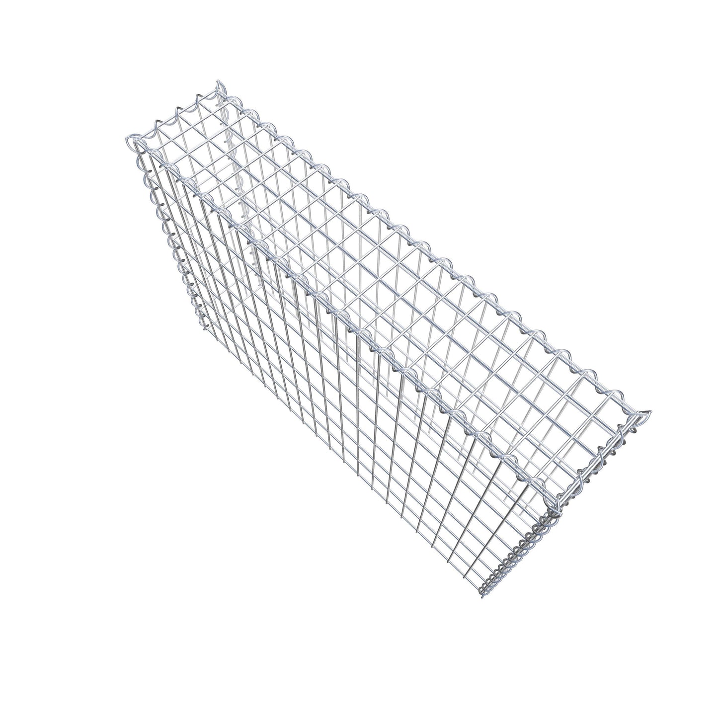 Add-on schanskorf type 3 100 cm x 70 cm x 20 cm (L x H x D), maaswijdte 5 cm x 10 cm, spiraalvormig