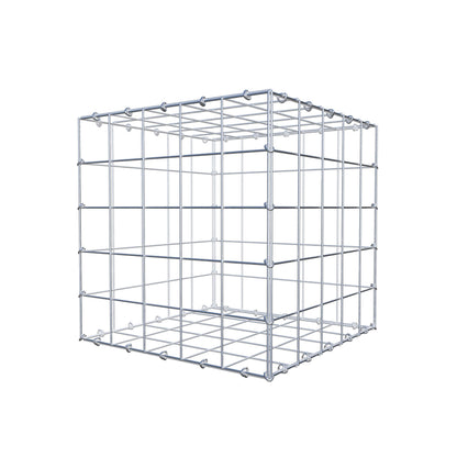 Gabbione 50 cm x 50 cm x 50 cm (L x H x P), maglia 10 cm x 10 cm, anello a C