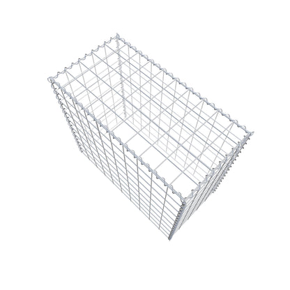 Gabbione aggiuntivo tipo 3 100 cm x 90 cm x 50 cm (L x H x P), maglia 10 cm x 10 cm, spirale