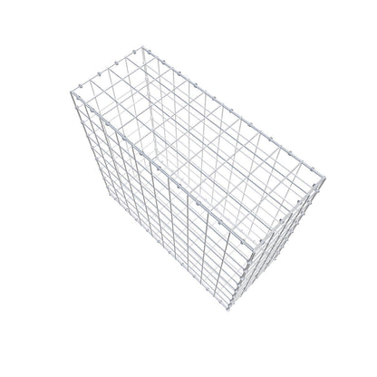 Gabion 100 cm x 90 cm x 40 cm (L x H x D), maskstorlek 10 x 10 cm, spiralring