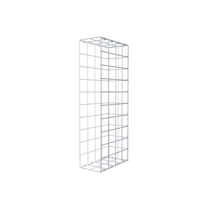 Monteret gabion type 2 100 cm x 40 cm x 20 cm (L x H x D), maskestørrelse 10 cm x 10 cm, C-ring