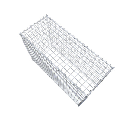 Add-on schanskorf type 3 100 cm x 70 cm x 40 cm (L x H x D), maaswijdte 5 cm x 5 cm, spiraalvormig