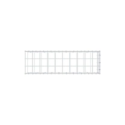 Type 2 oplegkorf 100 cm x 20 cm x 30 cm (L x H x D), maaswijdte 10 cm x 10 cm, C-ring