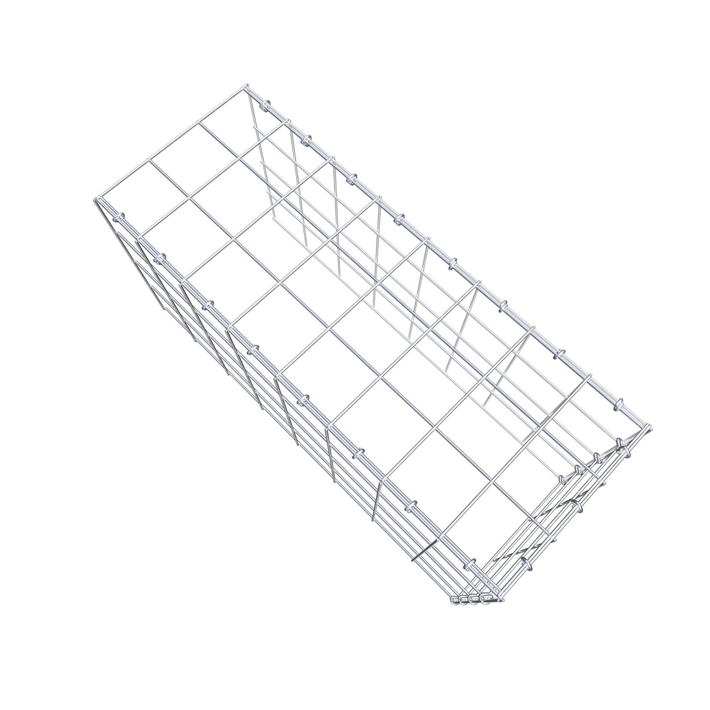 Add-on schanskorf type 4 80 cm x 40 cm x 30 cm (L x H x D), maaswijdte 10 cm x 10 cm, C-ring