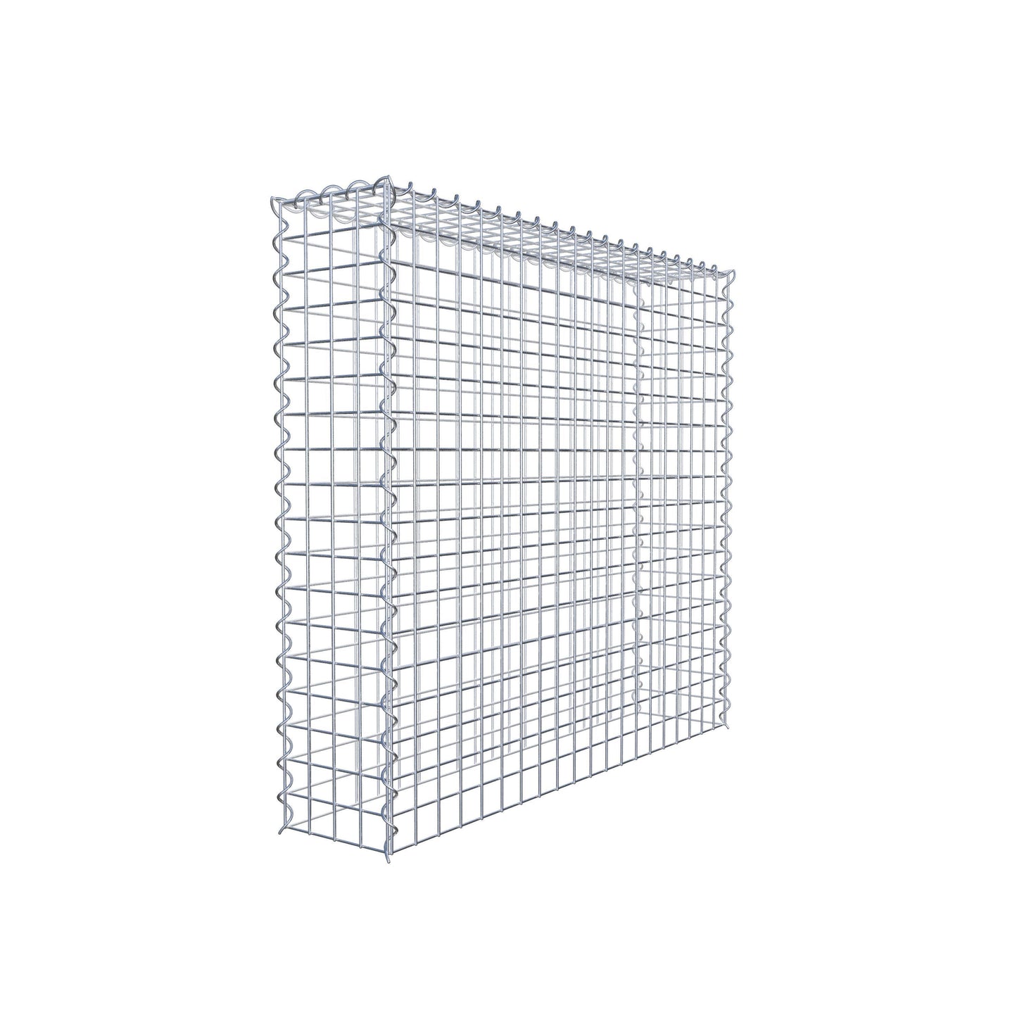 Add-on schanskorf type 3 100 cm x 90 cm x 20 cm (L x H x D), maaswijdte 5 cm x 5 cm, spiraalvormig
