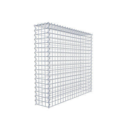 Add-on schanskorf type 3 100 cm x 90 cm x 20 cm (L x H x D), maaswijdte 5 cm x 5 cm, spiraalvormig