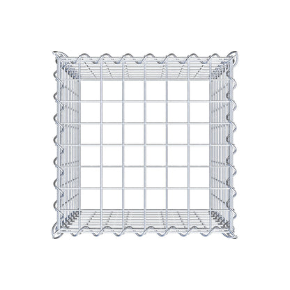 Gabion rapporté type 3 40 cm x 40 cm x 40 cm (L x H x P), mailles 5 cm x 5 cm, spirale