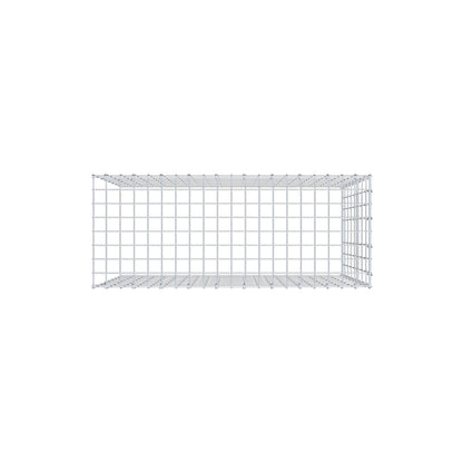 Monteret gabion type 4 100 cm x 80 cm x 40 cm (L x H x D), maskestørrelse 5 cm x 10 cm, C-ring