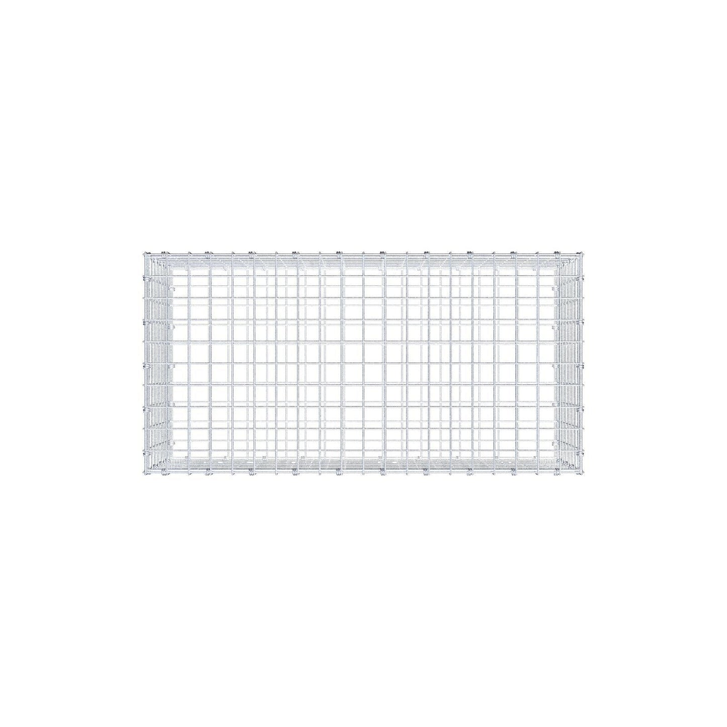Schanskorf 100 cm x 40 cm x 50 cm (L x H x D), maaswijdte 5 x 5 cm, spiraalring