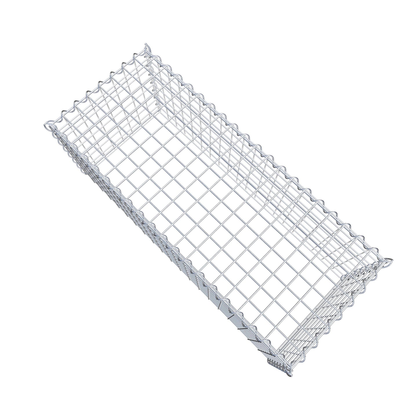 Add-on schanskorf type 3 100 cm x 40 cm x 40 cm (L x H x D), maaswijdte 5 cm x 5 cm, spiraalvormig