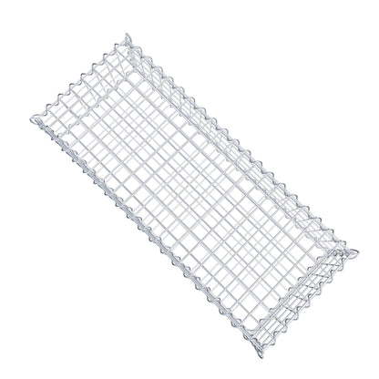 Schanskorf 100 cm x 20 cm x 40 cm (L x H x D), maaswijdte 5 cm x 5 cm, spiraalvormig