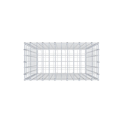 Gabbione 100 cm x 60 cm x 30 cm (L x H x P), maglia 5 cm x 10 cm, anello a C