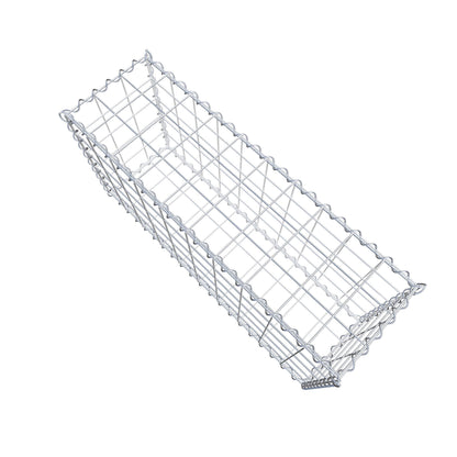 Schanskorf 100 cm x 50 cm x 30 cm (L x H x D), maaswijdte 10 cm x 10 cm, spiraal