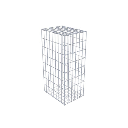 Toegevoegde pool type 2 80 cm x 40 cm x 30 cm, maaswijdte 5 cm x 10 cm, C-ring