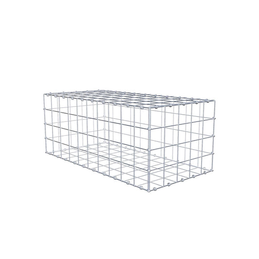 Schanskorf 100 cm x 40 cm x 50 cm (L x H x D), maaswijdte 10 x 10 cm, spiraalring
