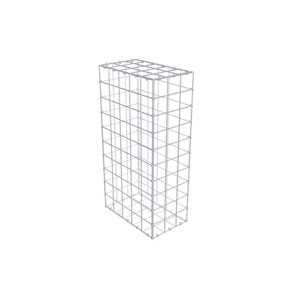 Gabion 100 cm x 50 cm x 30 cm (L x H x D), mesh size 10 cm x 10 cm, C-ring