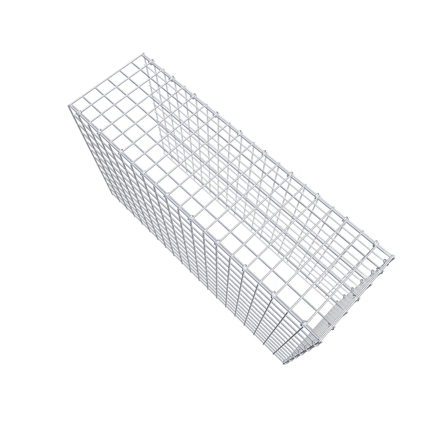 Gavión adicional tipo 4 100 cm x 60 cm x 30 cm (L x A x P), malla 5 cm x 5 cm, anillo en C
