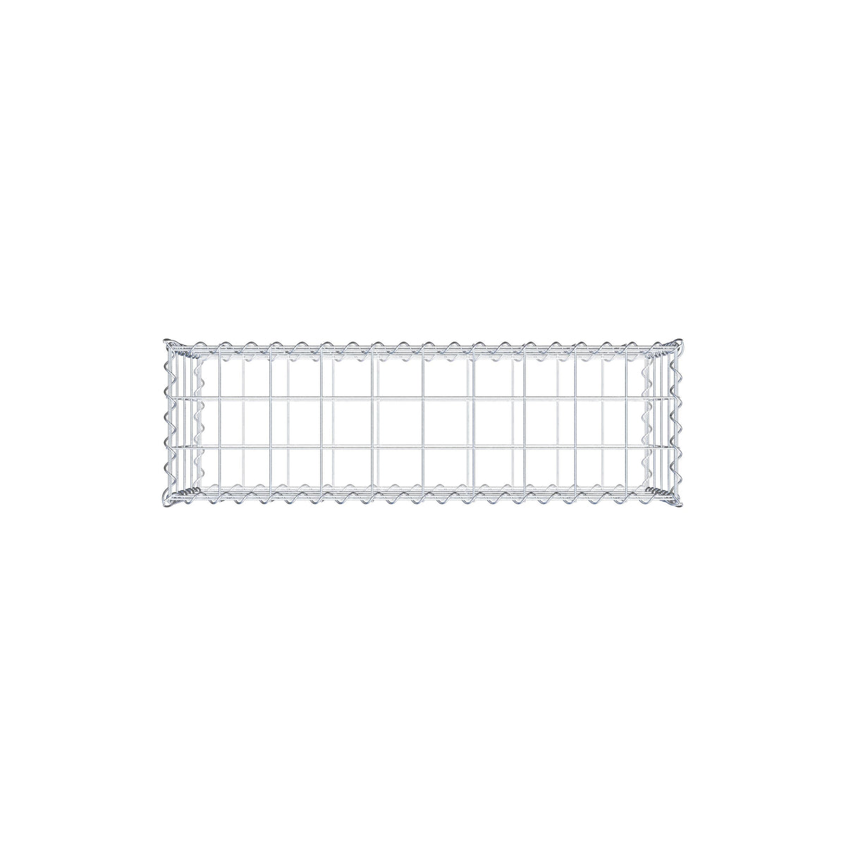 Gabion 100 cm x 40 cm x 30 cm (L x H x D), maskstorlek 10 cm x 10 cm, spiral