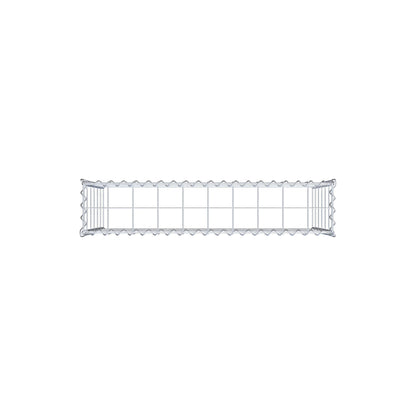 Opbouw schanskorf type 3 100 cm x 60 cm x 20 cm (L x H x D), maaswijdte 10 cm x 10 cm, spiraal