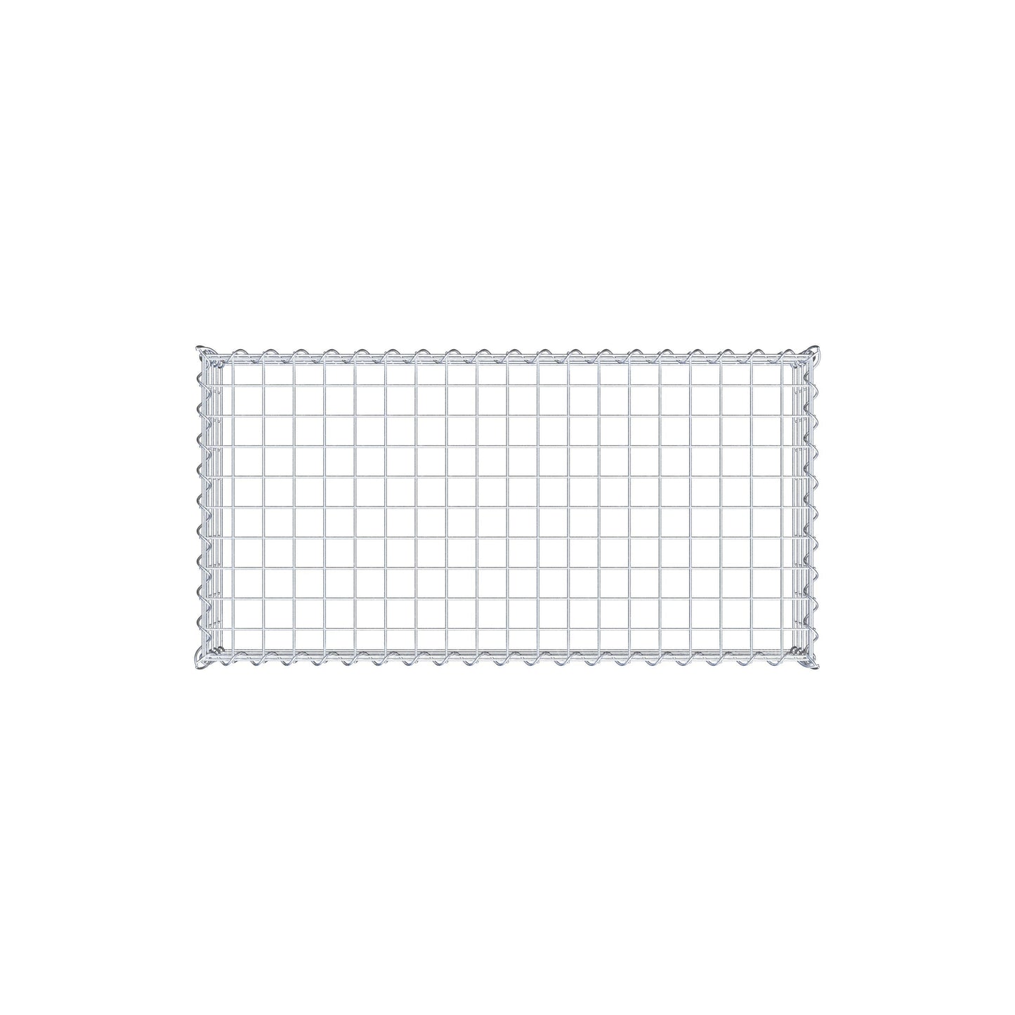 Gabbione aggiuntivo tipo 3 100 cm x 20 cm x 50 cm (L x A x P), dimensione maglia 5 cm x 5 cm, a spirale