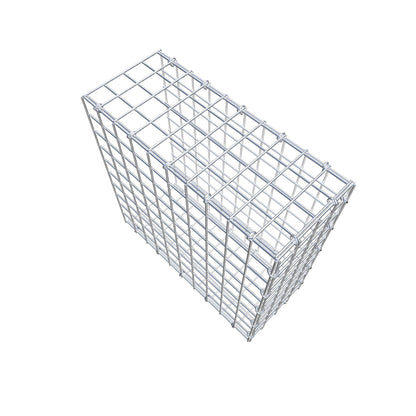Anbaugabione Typ 2 50 cm x 50 cm x 20 cm (L x H x T), Maschenweite 5 cm x 5 cm, C-Ring