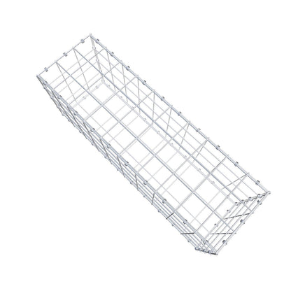 Gabion 100 cm x 40 cm x 30 cm (L x H x D), mesh size 10 x 10 cm, spiral ring