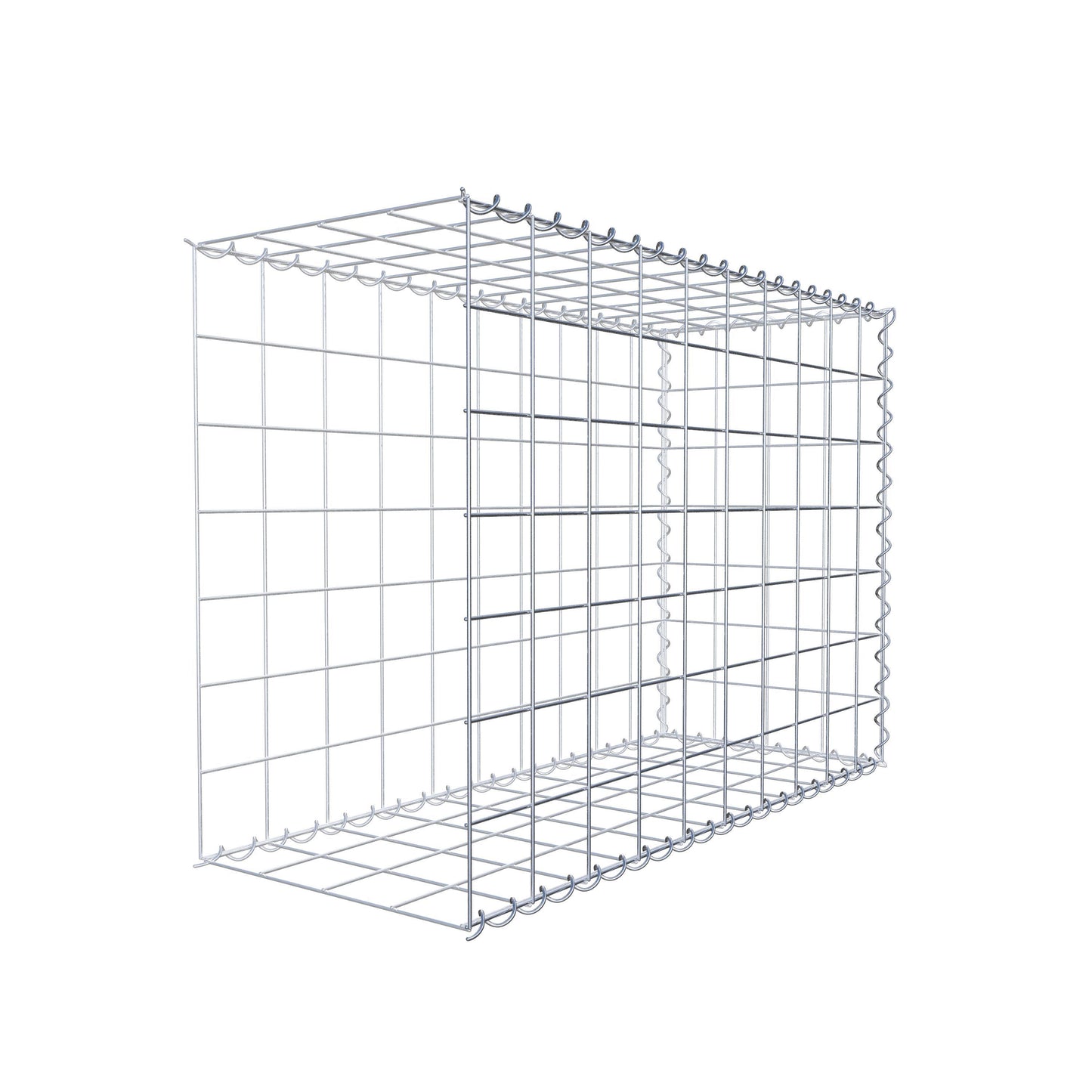 Add-on schanskorf type 2 100 cm x 70 cm x 40 cm (L x H x D), maaswijdte 10 cm x 10 cm, spiraal
