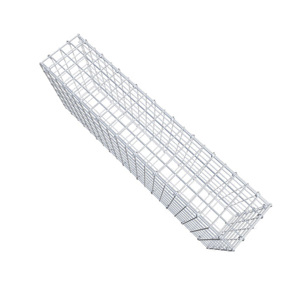 Gabione 100 cm x 40 cm x 20 cm (L x H x T), Maschenweite 5 cm x 5 cm, C-Ring