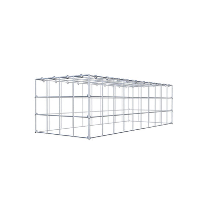 Gavión complementario de tipo 3 100 cm x 30 cm x 40 cm (L x A x P), malla 10 cm x 10 cm, anillo en C