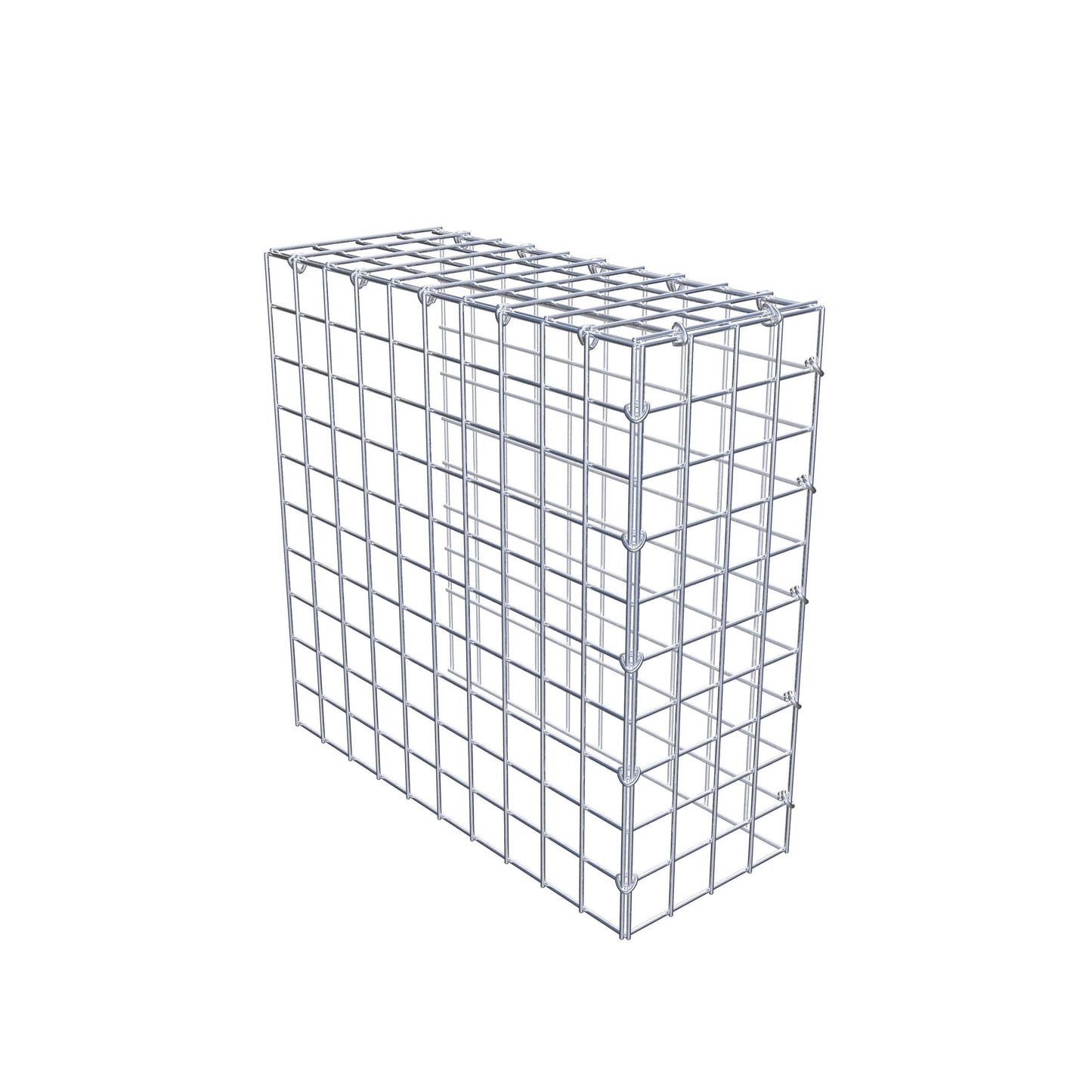 Add-on schanskorf type 4 50 cm x 50 cm x 20 cm (L x H x D), maaswijdte 5 cm x 5 cm, C-ring