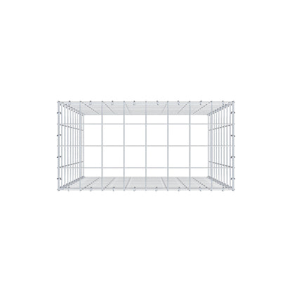 Type 3 oplegkorf 100 cm x 80 cm x 40 cm (L x H x D), maaswijdte 10 cm x 10 cm, C-ring