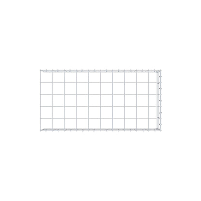 Opzetpaal type 4 100 cm x 20 cm x 50 cm (L x H x D), maaswijdte 10 cm x 10 cm, C-ring