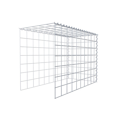 Add-on schanskorf type 4 100 cm x 70 cm x 50 cm (L x H x D), maaswijdte 10 cm x 10 cm, spiraal