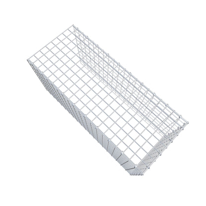 Opzetpaal type 4 100 cm x 50 cm x 40 cm (L x H x D), maaswijdte 5 cm x 5 cm, C-ring