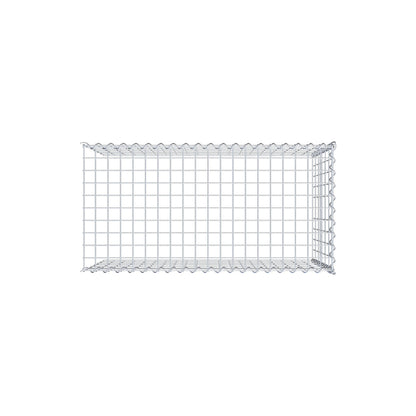 Gavión complementario tipo 4 100 cm x 60 cm x 50 cm (L x A x P), malla 5 cm x 10 cm, espiral