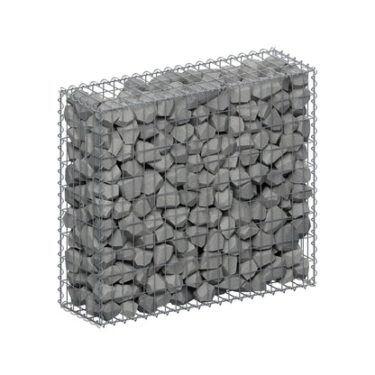 Gabion 100 cm x 90 cm x 30 cm (L x H x P), mailles 5 cm x 10 cm, spirale