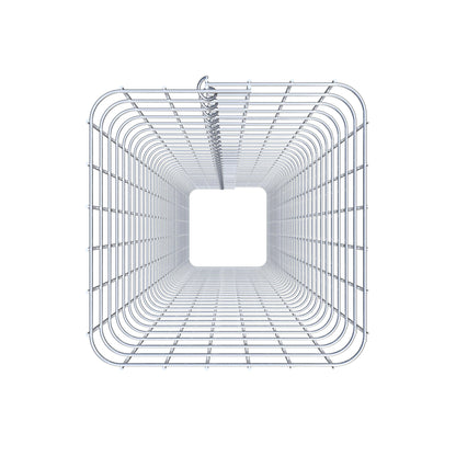 Colonne de gabion carrée 32 cm x 32 cm, hauteur 160 cm, MW 5 cm x 5 cm