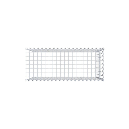 Add-on schanskorf type 4 100 cm x 70 cm x 40 cm (L x H x D), maaswijdte 5 cm x 10 cm, spiraalvormig