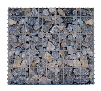 Gabião 100 cm x 90 cm x 30 cm (C x A x P), malhagem 5 cm x 10 cm, espiral