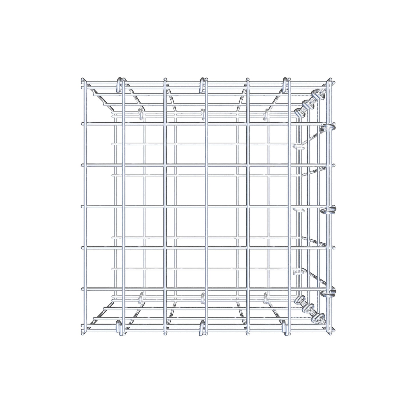 Add-on schanskorf type 2 30 cm x 30 cm x 30 cm, maaswijdte 5 cm x 10 cm, C-ring