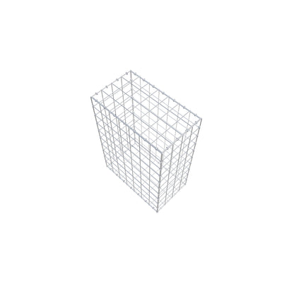 Gabião 100 cm x 70 cm x 40 cm (C x A x P), malhagem 10 cm x 10 cm, anel C