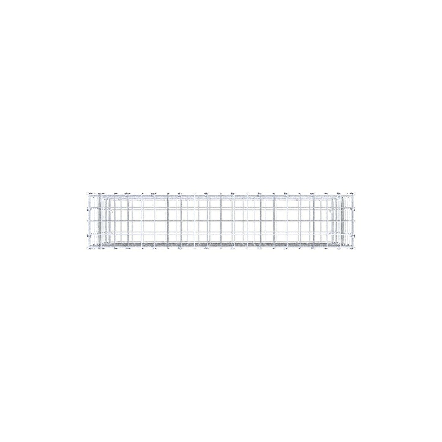 Gabion 100 cm x 60 cm x 20 cm (L x H x D), mesh size 5 x 5 cm, spiral ring