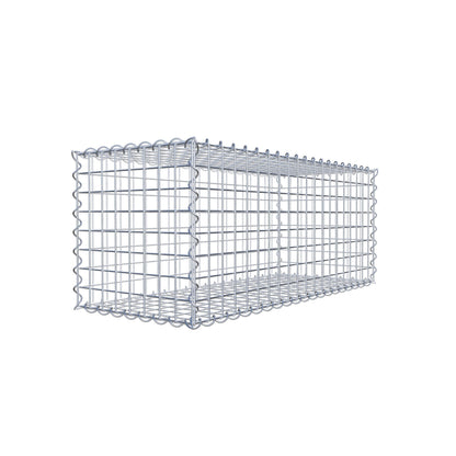 Gabion 100 cm x 40 cm x 40 cm (L x H x D), maskstorlek 5 cm x 5 cm, spiral