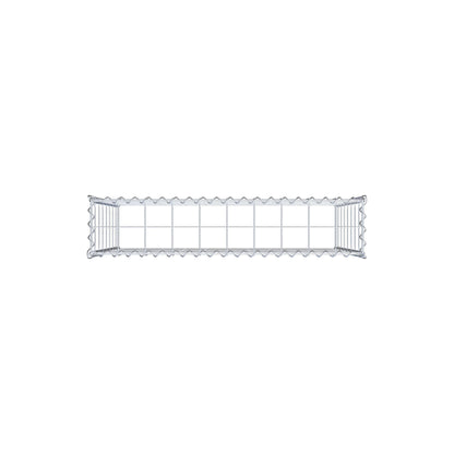Gabion rapporté type 3 100 cm x 80 cm x 20 cm (L x H x P), mailles 10 cm x 10 cm, spirale