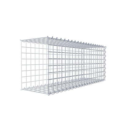 Aangegroeide schanskorf type 2 100 cm x 40 cm x 30 cm (L x H x D), maaswijdte 5 cm x 5 cm, spiraal