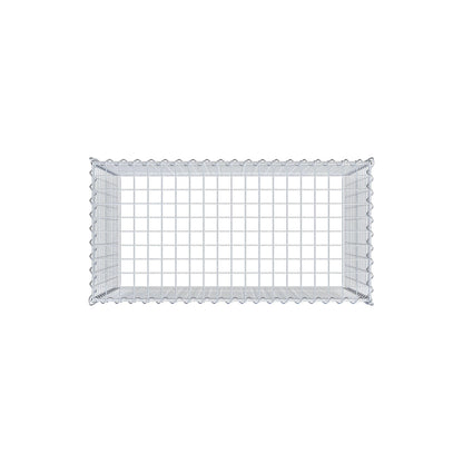 Gabião Tipo 3 100 cm x 70 cm x 50 cm (C x A x P), malhagem 5 cm x 5 cm, espiral