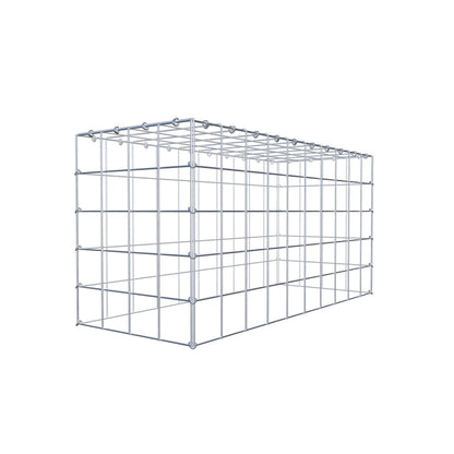 Type 3 oplegkorf 100 cm x 50 cm x 40 cm (L x H x D), maaswijdte 10 cm x 10 cm, C-ring